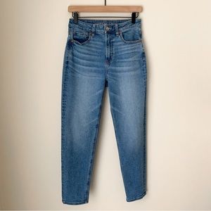 American Eagle Stretch Mom Jeans, Size 2, Blue